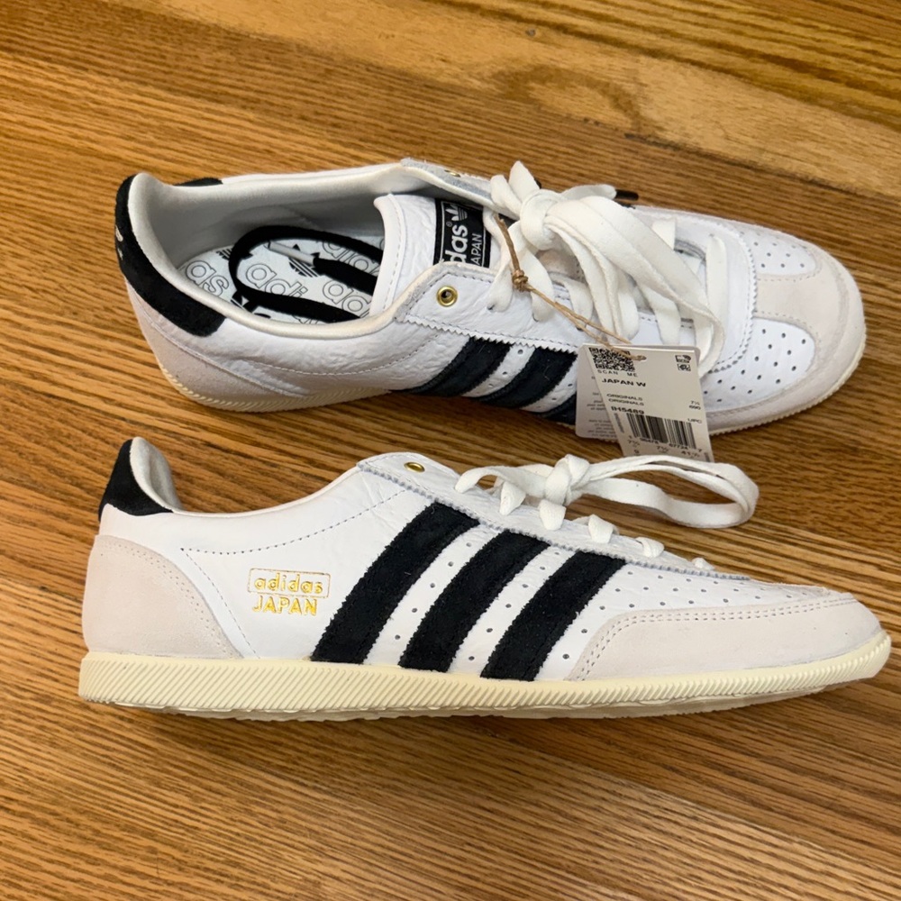 Adidas White and Black Japan Edition Shoes